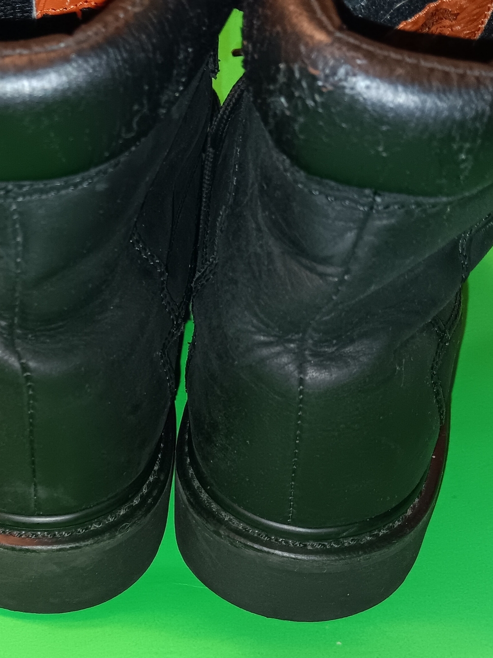 HARLEY-DAVIDSON Motorcycle Boots (#91005) Preowned Black Leather Men's Size 9.5 - Picture 10 of 12